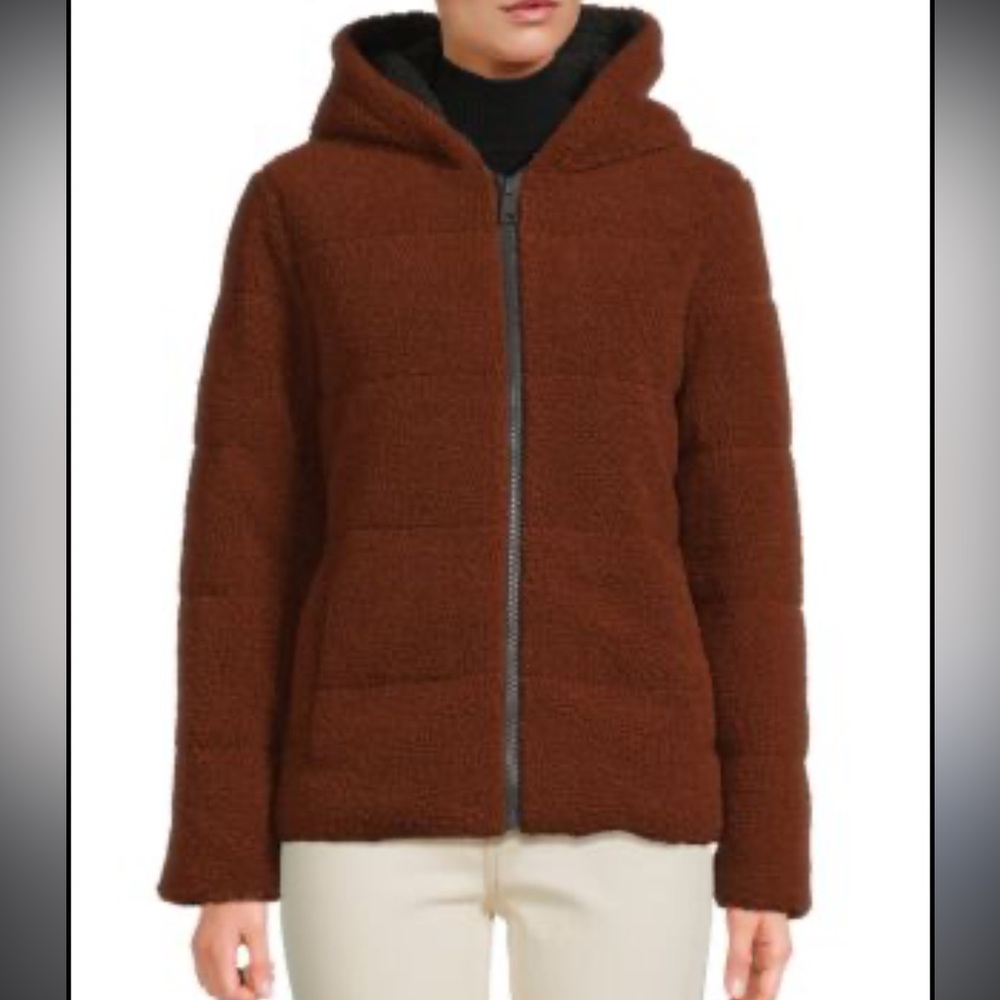 NWT NVLT Vegan Down Berber Teddy Jacket - Picture 2 of 14